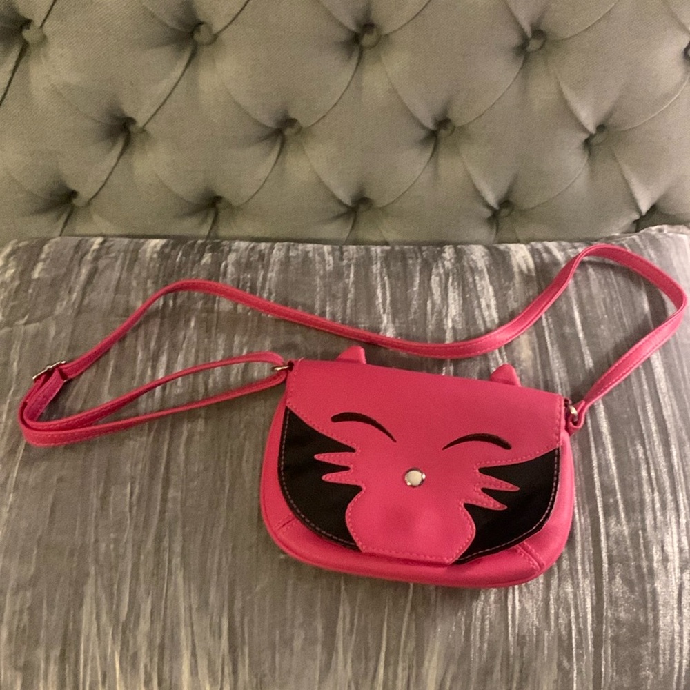 Pink Cat Purse